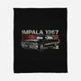 Retro Impala-none fleece blanket-fanfreak1