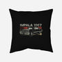 Retro Impala-none removable cover w insert throw pillow-fanfreak1