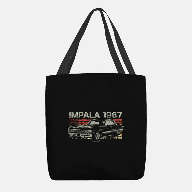 Retro Impala-none basic tote-fanfreak1