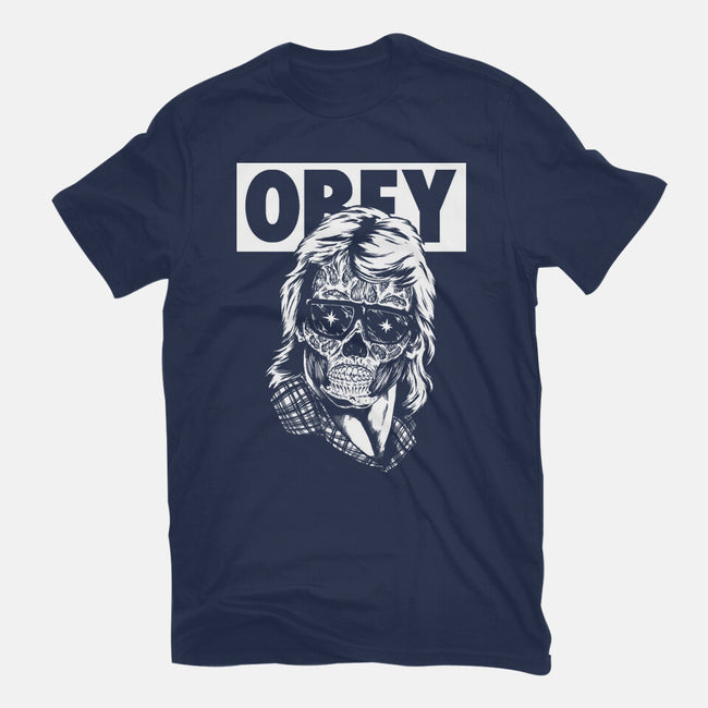 Consume And Obey-mens basic tee-Jonathan Grimm Art