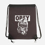 Consume And Obey-none drawstring bag-Jonathan Grimm Art