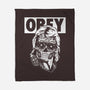 Consume And Obey-none fleece blanket-Jonathan Grimm Art