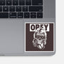 Consume And Obey-none glossy sticker-Jonathan Grimm Art