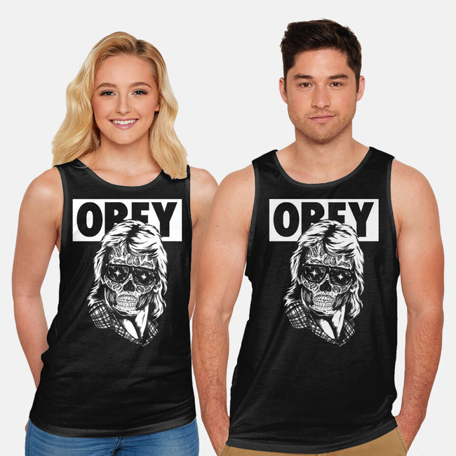 Consume And Obey-unisex basic tank-Jonathan Grimm Art