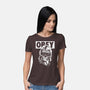 Consume And Obey-womens basic tee-Jonathan Grimm Art