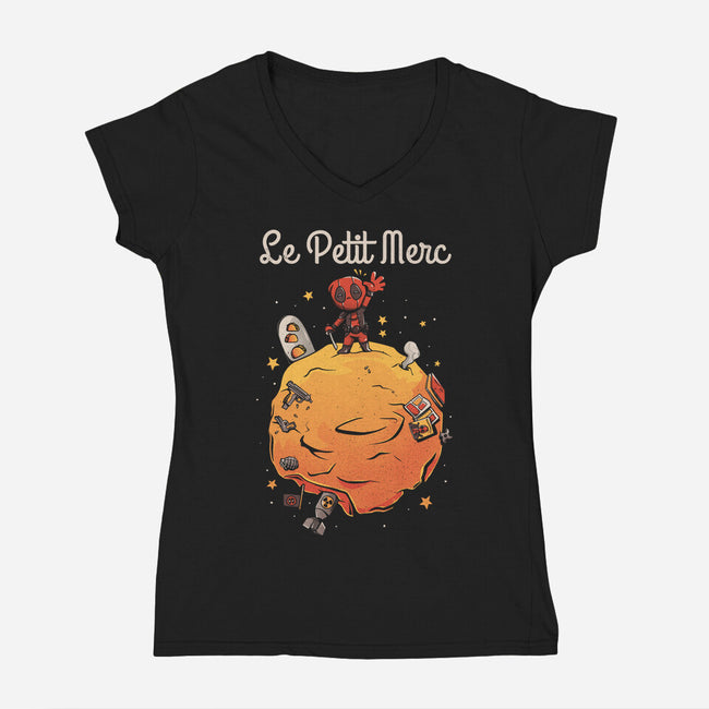 Le Petit Merc-womens v-neck tee-eduely