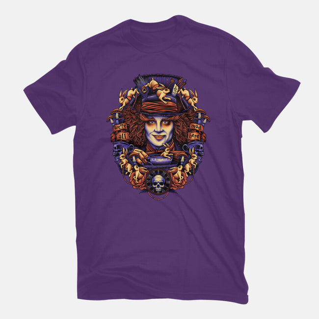 Mad For Hats-womens fitted tee-glitchygorilla