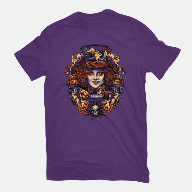 Mad For Hats-womens basic tee-glitchygorilla