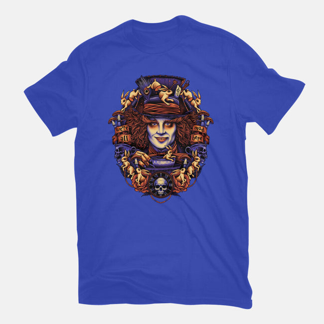 Mad For Hats-womens fitted tee-glitchygorilla