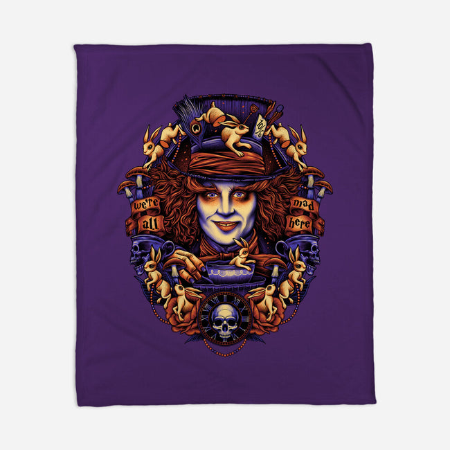 Mad For Hats-none fleece blanket-glitchygorilla