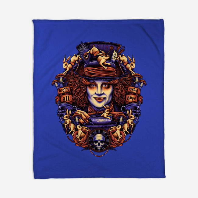 Mad For Hats-none fleece blanket-glitchygorilla