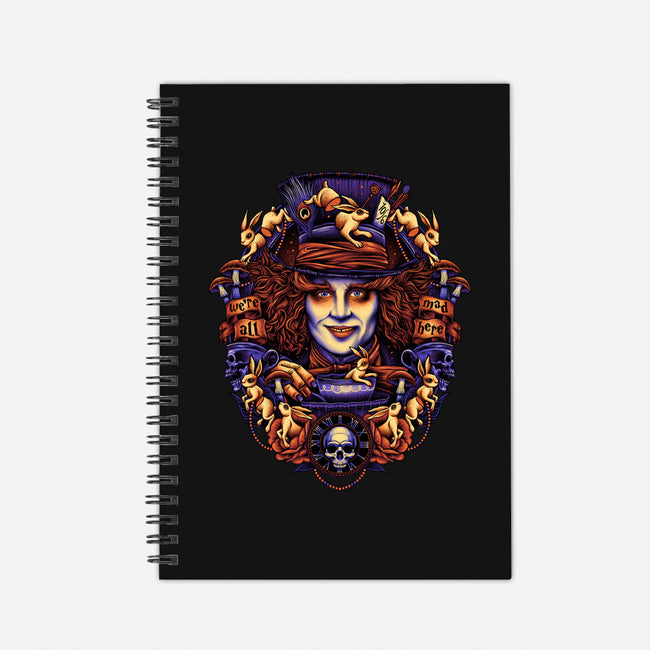 Mad For Hats-none dot grid notebook-glitchygorilla