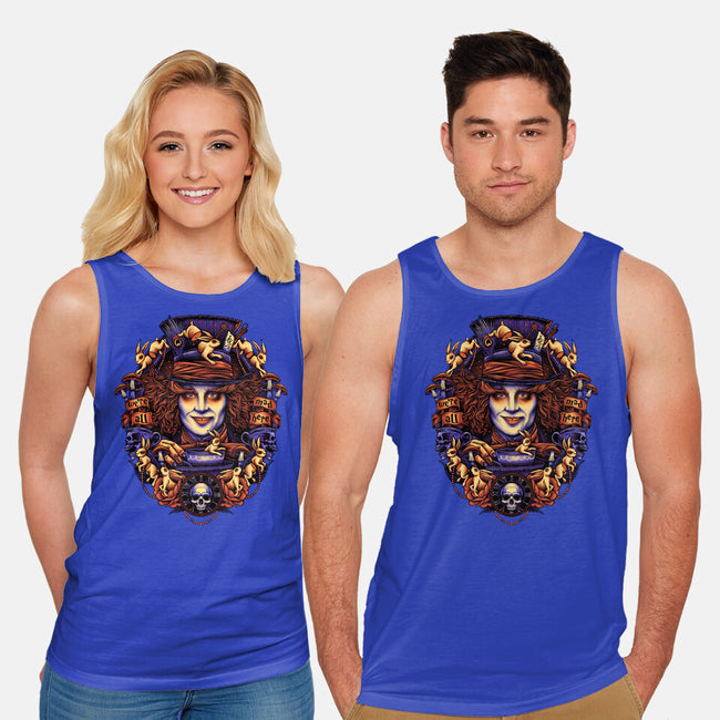 Mad For Hats-unisex basic tank-glitchygorilla