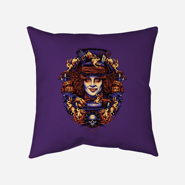 Mad For Hats-none removable cover w insert throw pillow-glitchygorilla