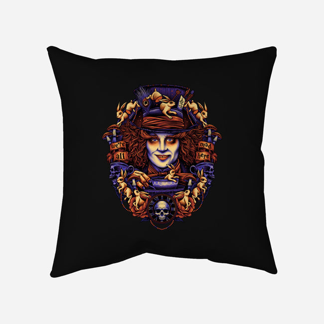 Mad For Hats-none removable cover throw pillow-glitchygorilla