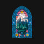 Stained Glass Castle-womens basic tee-daobiwan