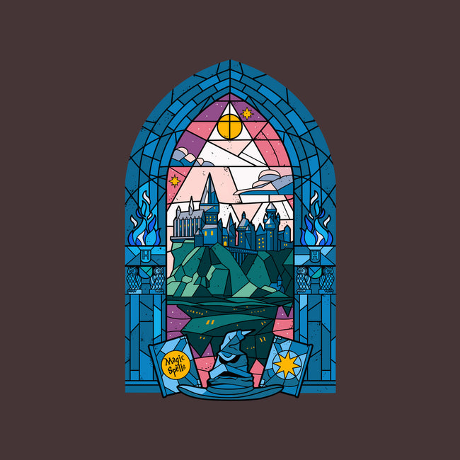 Stained Glass Castle-womens basic tee-daobiwan
