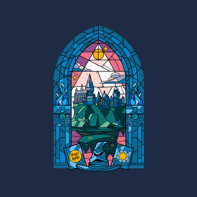 Stained Glass Castle-baby basic tee-daobiwan