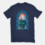 Stained Glass Castle-mens basic tee-daobiwan