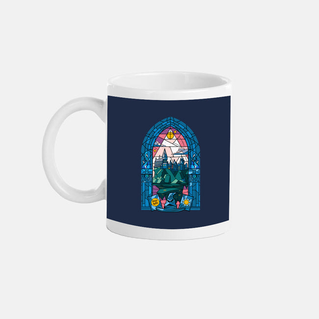 Stained Glass Castle-none glossy mug-daobiwan
