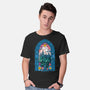Stained Glass Castle-mens basic tee-daobiwan
