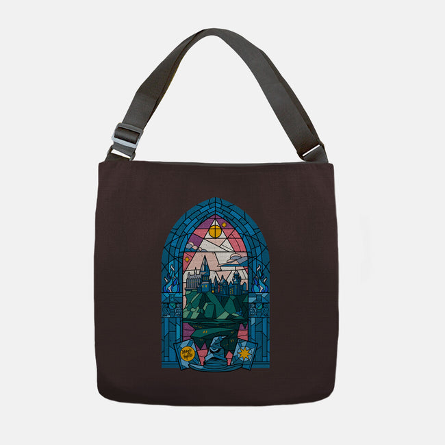Stained Glass Castle-none adjustable tote-daobiwan