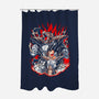 The Prince Of Saiyans-none polyester shower curtain-Knegosfield