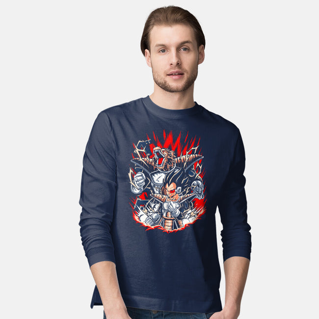 The Prince Of Saiyans-mens long sleeved tee-Knegosfield