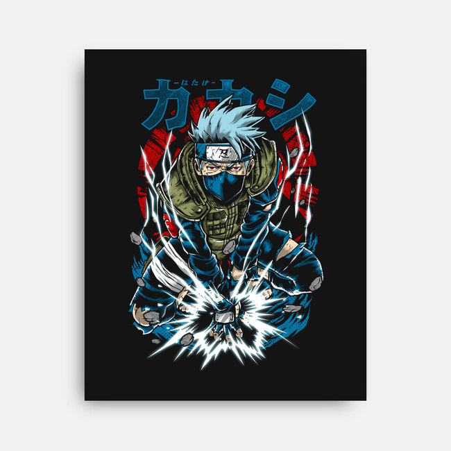 The Power Of Kakashi-none stretched canvas-Knegosfield