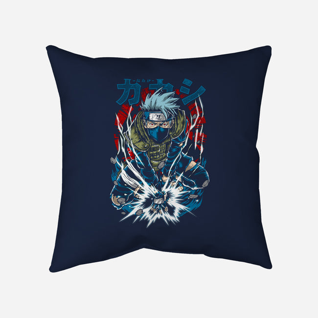 The Power Of Kakashi-none removable cover w insert throw pillow-Knegosfield