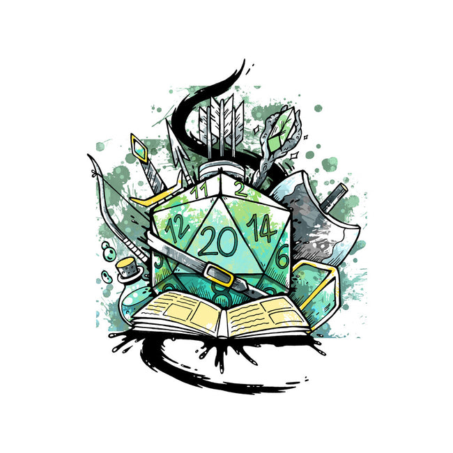 Dice Sketch-none removable cover w insert throw pillow-Vallina84