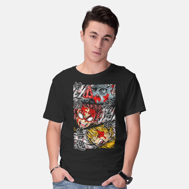 The Great Battle Begins-mens basic tee-Knegosfield