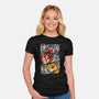 The Great Battle Begins-womens fitted tee-Knegosfield