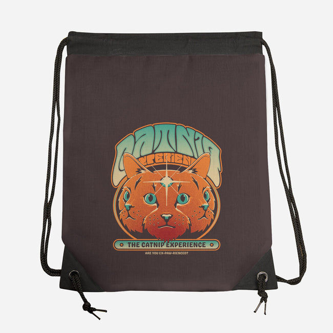 Catnip Experience-none drawstring bag-zawitees