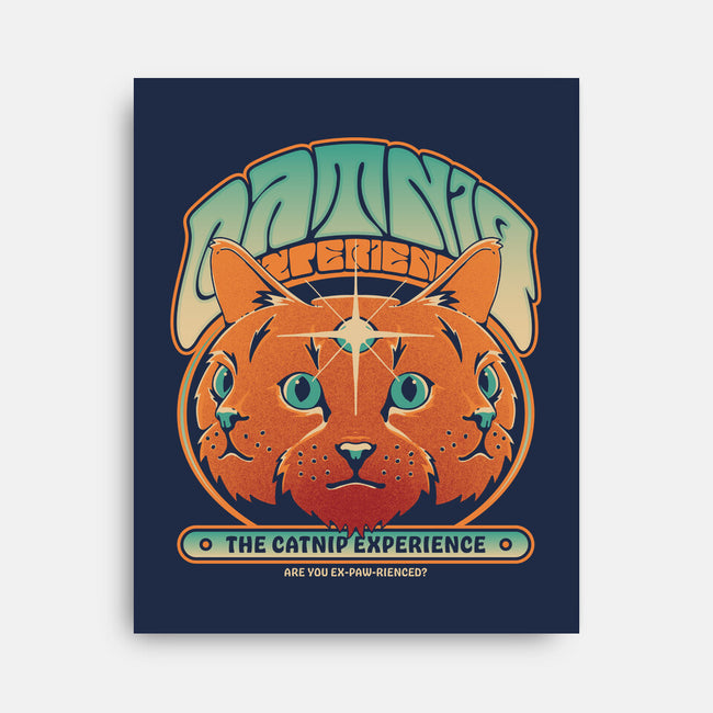 Catnip Experience-none stretched canvas-zawitees