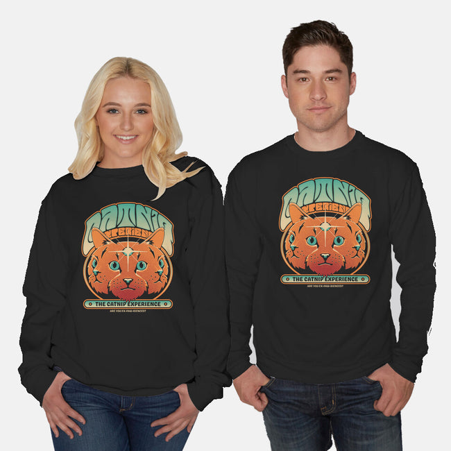 Catnip Experience-unisex crew neck sweatshirt-zawitees