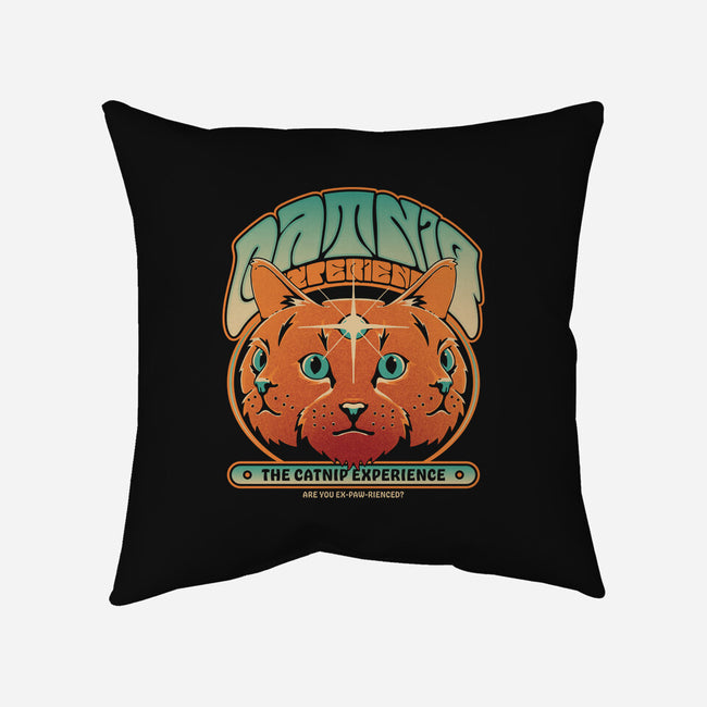 Catnip Experience-none removable cover w insert throw pillow-zawitees