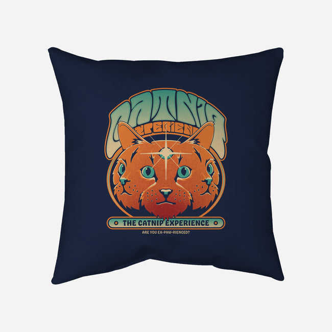 Catnip Experience-none removable cover w insert throw pillow-zawitees