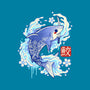 Japanese Shark Kawaii-none removable cover w insert throw pillow-NemiMakeit
