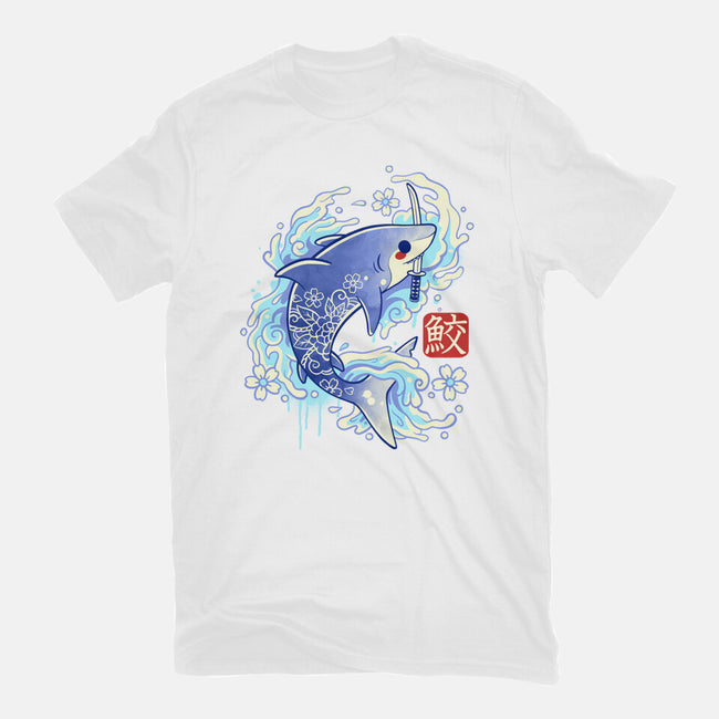 Japanese Shark Kawaii-mens heavyweight tee-NemiMakeit