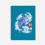 Japanese Shark Kawaii-none dot grid notebook-NemiMakeit