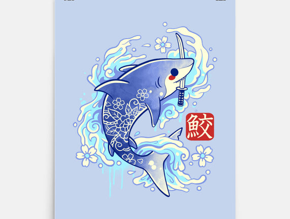 Japanese Shark Kawaii