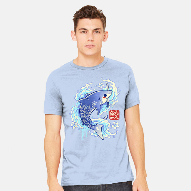 Japanese Shark Kawaii-mens heavyweight tee-NemiMakeit