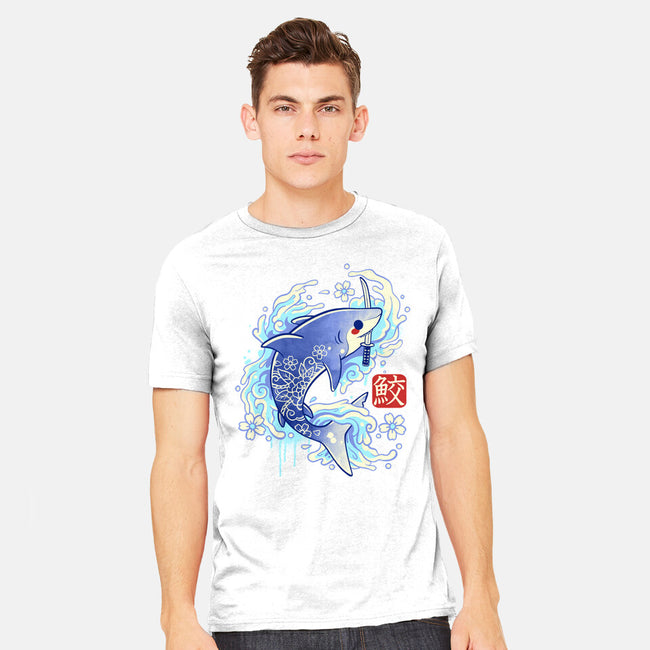 Japanese Shark Kawaii-mens heavyweight tee-NemiMakeit