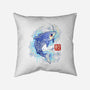 Japanese Shark Kawaii-none removable cover throw pillow-NemiMakeit