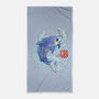 Japanese Shark Kawaii-none beach towel-NemiMakeit