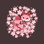 Cherry Blossom Fox-none drawstring bag-TechraNova