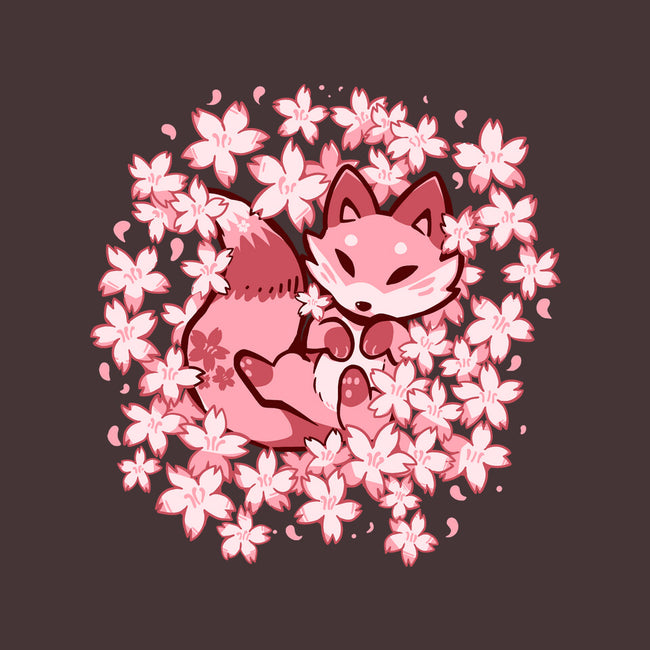 Cherry Blossom Fox-none memory foam bath mat-TechraNova