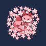 Cherry Blossom Fox-womens basic tee-TechraNova