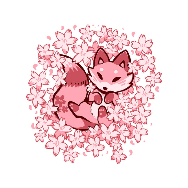 Cherry Blossom Fox-unisex basic tank-TechraNova